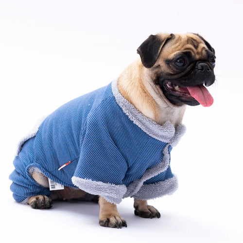 Blue Alabama Dog Jumpsuit with Cozy Fit