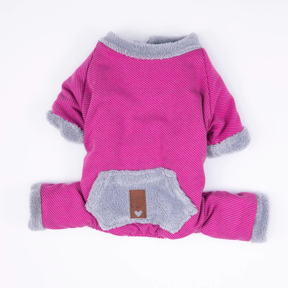 Fuchsia Alabama Dog Pajama & Jumpsuit
