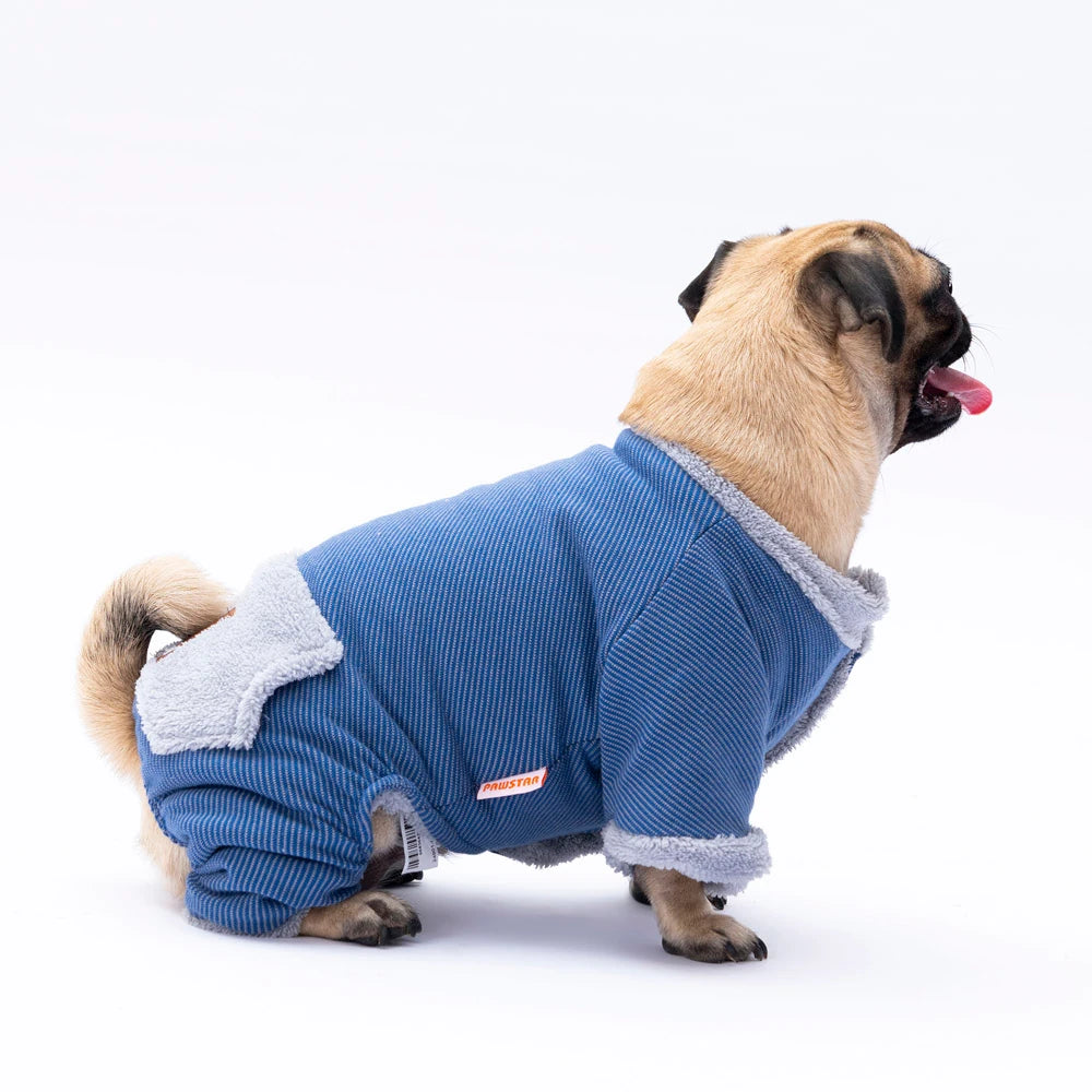 Blue Alabama Dog Jumpsuit with Cozy Fit