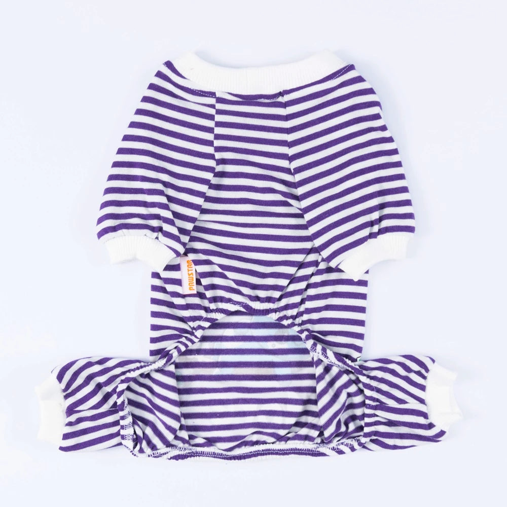 Purple Just More Dog Pajamas Jumpsuit