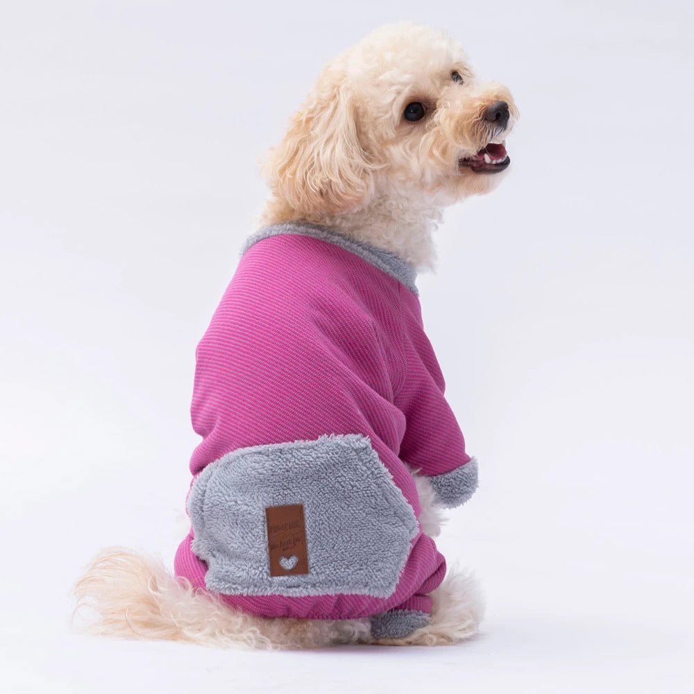 Fuchsia Alabama Dog Pajama & Jumpsuit